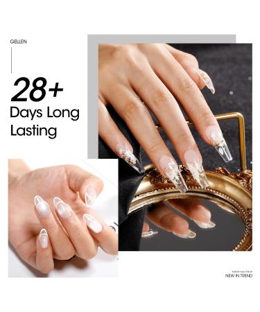 Shop Gellen 7-in-1 Clear Builder Gel Polish - Nail Strengthener & Extension Gel - Soak Off UV Gel for Nail Art - 15ml - Buy Online on GoSupps.com