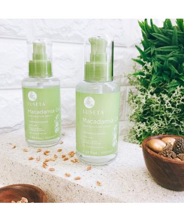 Luseta Macadamia Oil Hair Serum - Nourishing & Revitalizing for Normal & Dry Hair - 3.38oz | International Shipping Available - Buy Online on GoSupps.com