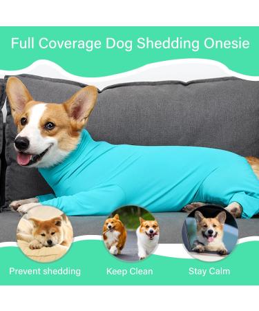 ETDANE Surgical Recovery Suit for Pets | Anti-Elimination Bodysuit & Long-Sleeved Pajamas for Dogs | XXX-Large Blue - Buy Online on GoSupps.com