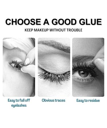 Black Individual Eyelash Glue 2-Pack | Express Drying, Waterproof & Long-Lasting Lash Adhesive for DIY Extensions - Buy Online on GoSupps.com