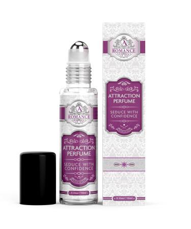 Long Lasting Pheromones Perfumes for Women Enhanced Scents Pheromone Perfume for Her Oil Roll-On Perfume Subtle Alluring Cologne for Women 0.34 oz (10 mL) Purple (New)