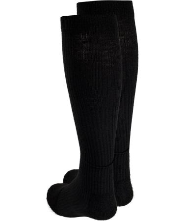 Champion Men's Compression Gym Socks | 15-20 mmHg Knee High Athletic Wear | Black Large - Shop Now for International Shipping - Buy Online on GoSupps.com