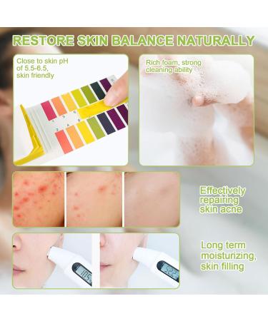 Organic Handmade Tea Tree Soap Antibacterial Natural Tea Tree Oil Soap Bar for Face & Body Acne Treatment Antifungal Scrub Soap Bar for Acne Spots Blackheads Cruelty Free - 140g - Buy Online on GoSupps.com