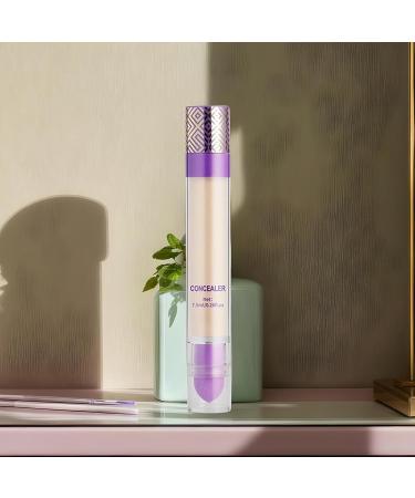  Tewzafiya Cover the stick concealer a concealer for dark circles | Concealer Concealer Full Coverage - Creamy Finish Lubricating Face Makeup 10ml for Eyes ef - Buy Online on GoSupps.com