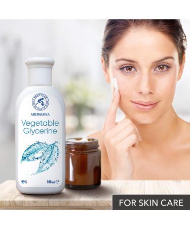 AROMATIKA Vegetable Glycerin 3.4 Fl Oz - 99% Pure Liquid for Face Body & Hair Care | International Shipping - Buy Online on GoSupps.com