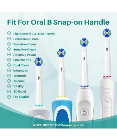 Replacement Brush Heads for Oral-B - 24 Pack Precision Clean - Fits Professional Care Vitality Pro Smart Genius Series - Buy Online on GoSupps.com