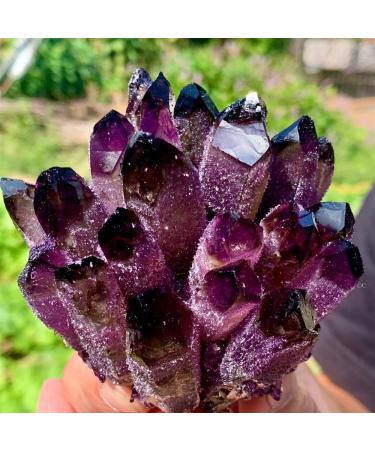 Natural Crystal Rough Natural Purple Crystal Cluster Specimen Home Office Degaussing Decor Gemstones (Size : 810-900g) - Buy Online on GoSupps.com