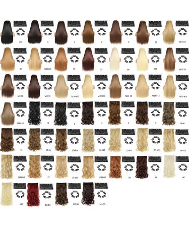Hair Extensions Straight Hair Extensions 24" Long Straight One Piece 5Clips Clip in Hair Extensions Synthetic Hairpieces for Woman Hair Pieces(SG66 H12-24) 24inches SG66 H12-24 - Buy Online on GoSupps.com