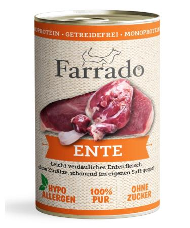 Farrado Premium de Nourriture getreidefrei pour Votre Chien – avec Cheval, Saumon, Lapin ou Canard de