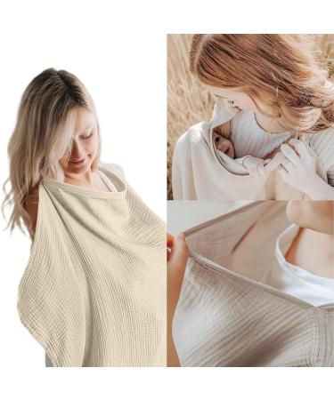 FSCNRK Breastfeeding Towel & Nursing Cover - On-the-Go Silent Scarf for Moms | Perfect for Stroller Coverage & Breastfeeding Privacy - Buy Online on GoSupps.com