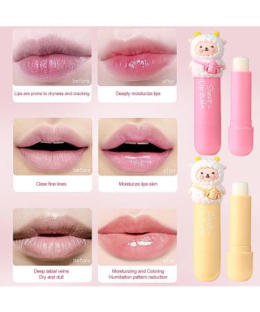 awakentti Sheep Lip Balm Pink Moisturizing & Repair Anti-Aging Cute Chapstick for Dry Lips - Buy Online on GoSupps.com