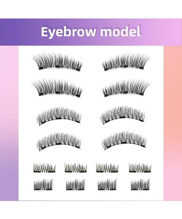 Reusable Dual Magnetic Eyelashes Kit - No Eyeliner Needed | 4 Pairs | Natural Looking 3D False Lashes with Applicator | Glue-Free & Easy to Wear - Buy Online on GoSupps.com