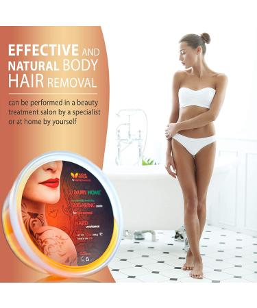 Luxury Organic Sugaring Paste for Brazilian Bikini Area Hair Removal - Buy Online on GoSupps.com