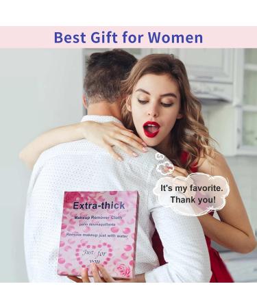 Reusable Microfiber Makeup Remover Cloth (10 Pack) - Gift Box Packaging, Black 5x5 Inch Pads for Women - Buy Online on GoSupps.com