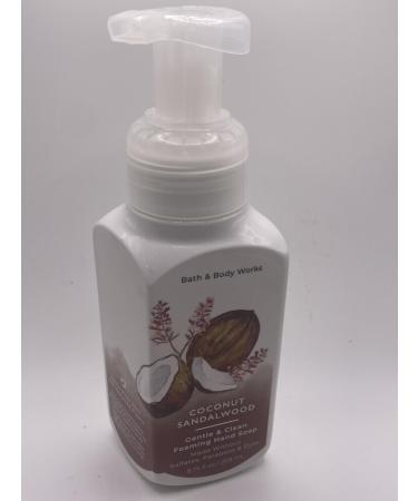 Coconut Sandalwood Gentle Foaming Hand Soap 8.75 Ounce Full Size Bottle