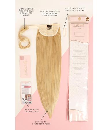 Lullabellz Grande Straight Wraparound Pony 26-Inch Length Light Blonde - Buy Online on GoSupps.com