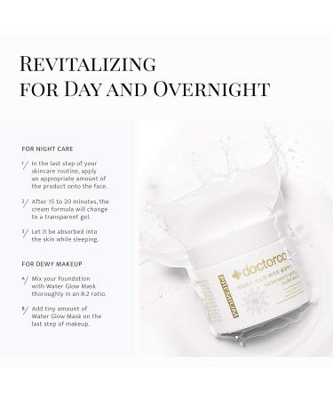 Buy Snow White Water Glow Mask Cream - 8M+ Sold | Korean Beauty Moisturizing Sleeping Pack | Skin Rejuvenation & Hydration | 3.71 oz - Buy Online on GoSupps.com