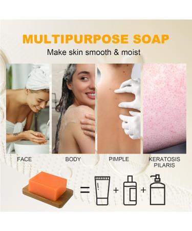 Cipszoely Kojic Acid Soap for Body 100g Pure Natural Soap Bar Body Facial Soap Deep Cleaning Vegan Soap Womens Mens Soap Barimprove Uneven Skin Relief of Acne Blackheads Pores - Buy Online on GoSupps.com