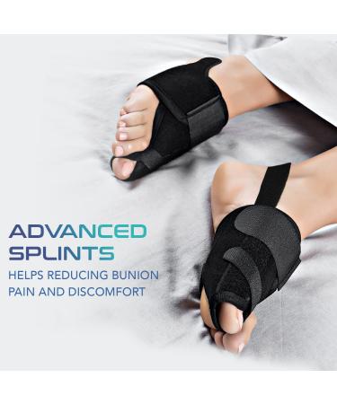 Bunion Corrector Orthopedic Big Toe Separator for Men & Women - Bunion Relief & Straightening Splint for Hallux Valgus Foot Care - Buy Online on GoSupps.com