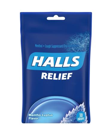 Halls Menthlyptus Dr Size 30ct Halls Menthylyptus Drops 30ct