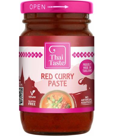 Thai Taste Red Curry Paste 114g - Pack of 2 - Buy Online on GoSupps.com
