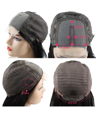 Brazilian Water Wave Lace Front Human Hair T-Part Wig 16 - Pre Plucked with Baby Hair, Deep Curly, 150% Density - For Black Women - Buy Online on GoSupps.com