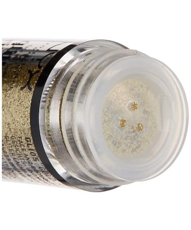 NYX Cosmetics Gold Face & Body Glitter - Sparkle and Shine All Day! - Buy Online on GoSupps.com