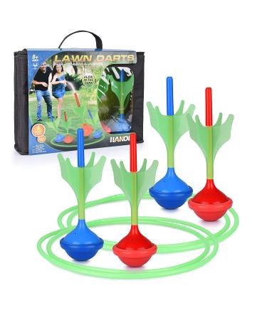 Lawn Darts Game  Glow in The Dark, Outdoor Backyard Toy for Kids & Adults | Fun for The Entire Family | Work On Your Aim & Accuracy While Having A Blast