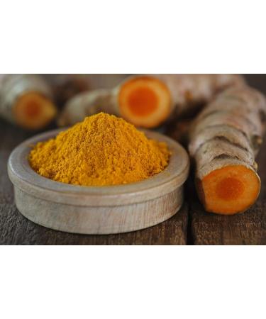 Turmeric powder organic dried roots in powder in organic quality biodegradable fresh bag resealable 100 g - Buy Online on GoSupps.com