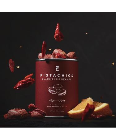Buy P-Stash Pistachios Chili Orange 4x50g - Vegan Roasted & Salted Nuts No Artificial Additives - Premium Healthy Snack - Buy Online on GoSupps.com