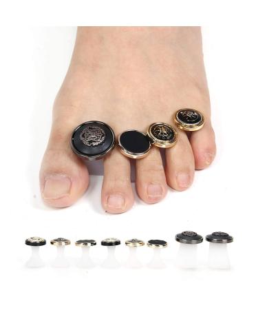 Toe Separator 8 Pieces Silicone Nail Washable Reusable For Toe Spreader Pedicure Care #A