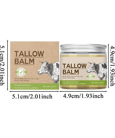 mother Beef Tallow 60 g beef tallow body creams deep hydration for skin repair lightens the skin cares for the skin and restores your elasticity - Buy Online on GoSupps.com