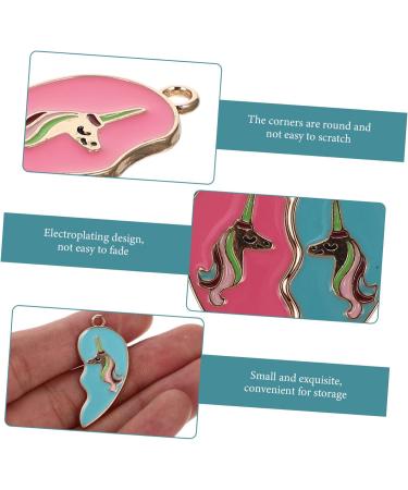 LALAFINA 5 Pairs Pendant Handmade Jewelry Best Friend Necklace Friend Half Heart Necklace Lovers Bulk Charm - Buy Online on GoSupps.com