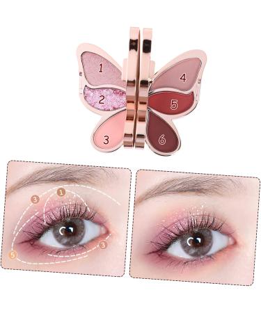 Mipcase 2 Pcs Eyeshadow Palette Makeup Eyeshadow Girl Eye Shadow Multi-functional Girl Cosmetics Woman Tray 1 count (Pack of 1) As Shown 4x2pcs - Buy Online on GoSupps.com