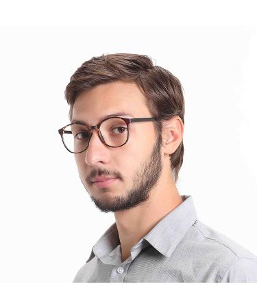 LifeArt Blue Light Blocking Glasses for Women Men - Anti Eyestrain Computer Gaming TV Glasses - Tortoise - No Magnification - Buy Online on GoSupps.com