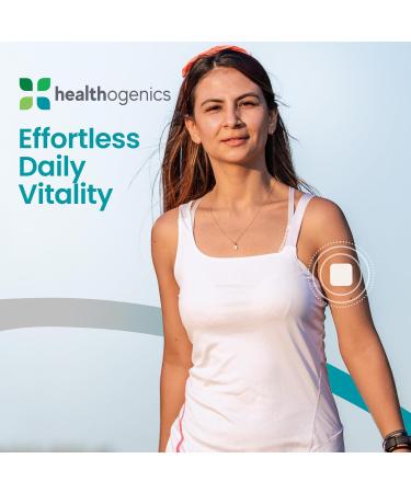 Healthogenics Iron+ Patch Gentle Daily Iron Support with Vitamin C Folate & Antioxidants Non-Constipating Transdermal Patch for Energy Focus & Vitality - Buy Online on GoSupps.com