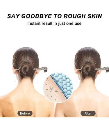 37 Exfoliating Back Scrubber with Handles - Body Exfoliator Bath Tool for Deep Exfoliation - Men & Women (Blue) - Buy Online on GoSupps.com