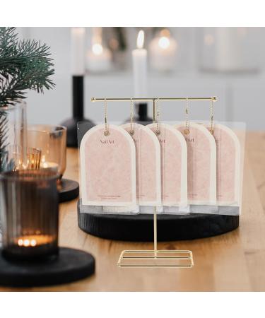 minkissy Fake Nail Paper Card 1 Set fake nail display holder iron fake nails display cards Manicure tools Autumn And Winter work card nail display cards false nails combination - Buy Online on GoSupps.com