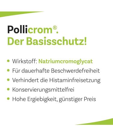 Pollicrom Nasal Spray 15ml - Year-Round Allergy Relief with Cromoglycic Acid for Gentle Protection - Buy Online on GoSupps.com