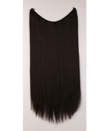 Rich Choices 50cm Dark Brown Hair Extensions - Smooth Hair Part Extensions for Densification (1 Pack) - Buy Online on GoSupps.com