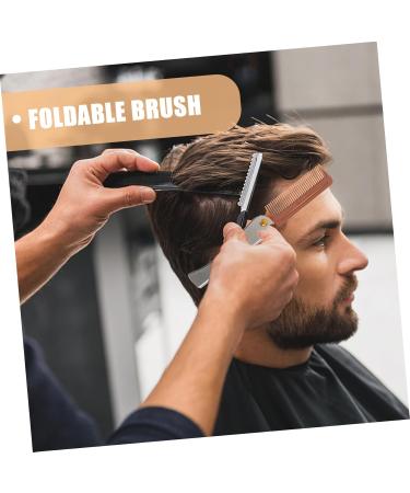 HONMEET Foldable Beard Brush Bottle Opener Beard Shaping Tools For Men Stylish Mens Beard - Buy Online on GoSupps.com