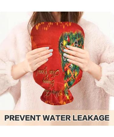 KCLDECI 2L Hot Water Bottle with Cover - Pain Relief & Foot Warmer | Perfect for New Year Heat Therapy - Buy Online on GoSupps.com