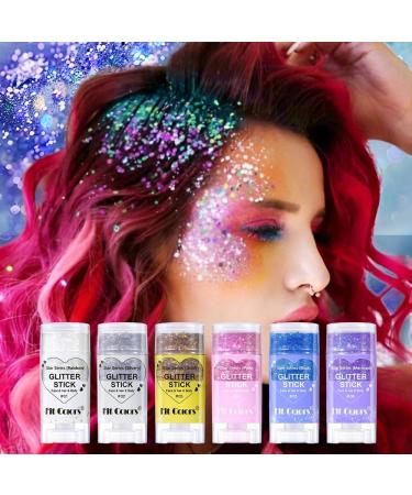  GL-Turelifes GL-Turelifes Glitter Gel Stick for Face and Body Face and Body Makeup Sparkling Glitter Glitter Gel Glitter Gel Wet Hair Singers - Buy Online on GoSupps.com