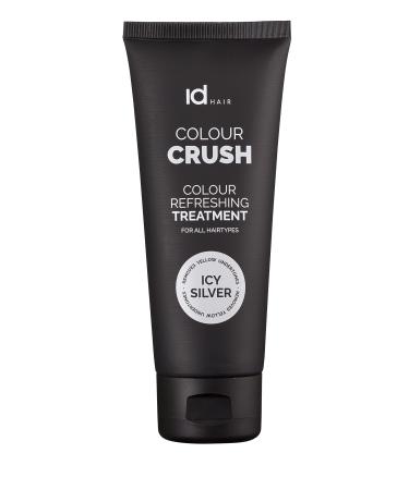 Idhair Color Crush Icy Silver - hair tint silver treatment - tint silver cream - hair color gray/tint gray -hair -hair -color for all hair types - 100 ml (1 Pack) - Buy Online on GoSupps.com