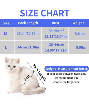 Buy Cobee Professional Cat Recovery Suit - Soft E-Collar Alternative for Abdominal Wounds & Skin Diseases | Size L - International Shipping Available - Buy Online on GoSupps.com