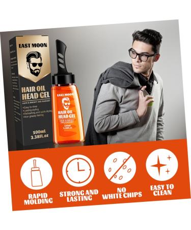 Balacoo 2pcs Mens Hair Spray Men Hair Gel Men's Retro Hair Styling Comb Styling Cream Moisturizing Putty Man - Buy Online on GoSupps.com