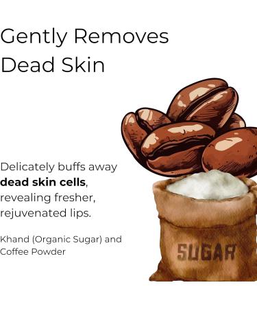 LUBEX Noor skincare Coffee Lip Scrub Organic & Restore Nature Color Pigmentation Remover Lip care for Men Women Healing Smokers Dark Lips Deeply Exfoliating Scrubs - Buy Online on GoSupps.com
