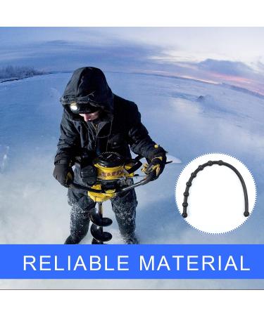 4 Pcs Hand Auger Blade Protectors - Rubber Guard Straps for Ice Augers | Winter Ice Fishing Essentials - Buy Online on GoSupps.com