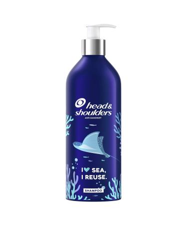 Head & Shoulders, Classic Anti-Dandruff Shampoo, Eco-Friendly Plastic-Free Refillable Bottle (430 ml Bottle Already Filled)