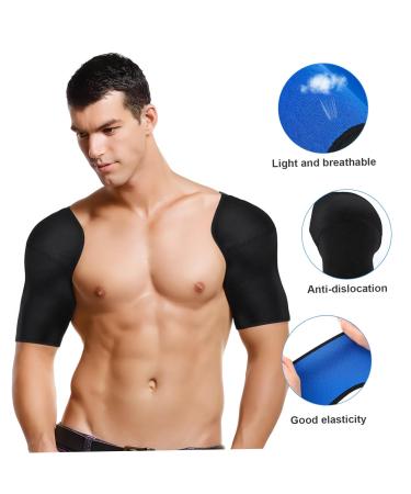 Buy MAGICLULU Sports Shoulder Pads Belt - Upper Back Brace & Fitness Support for Shoulder Stability & Lifting Comfort - Buy Online on GoSupps.com